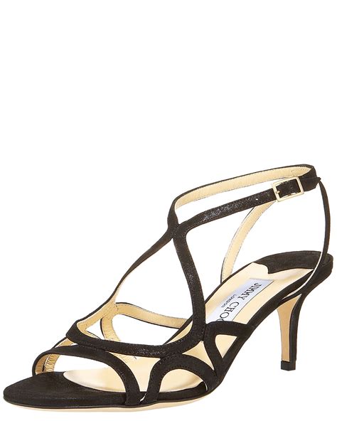 Jimmy Choo mid heel sandals